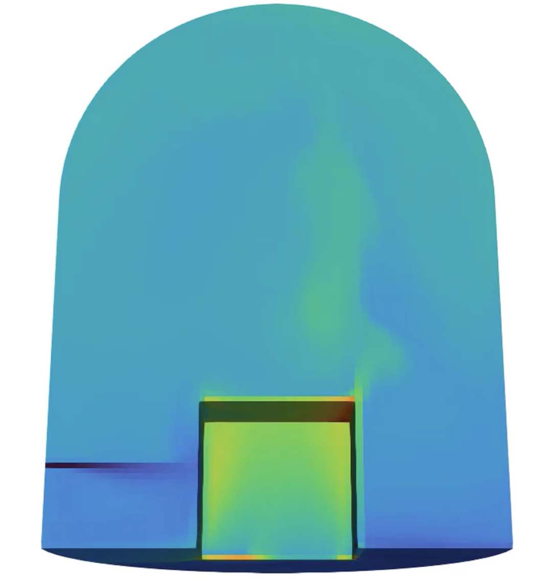 Containment thermal hydraulics rendering